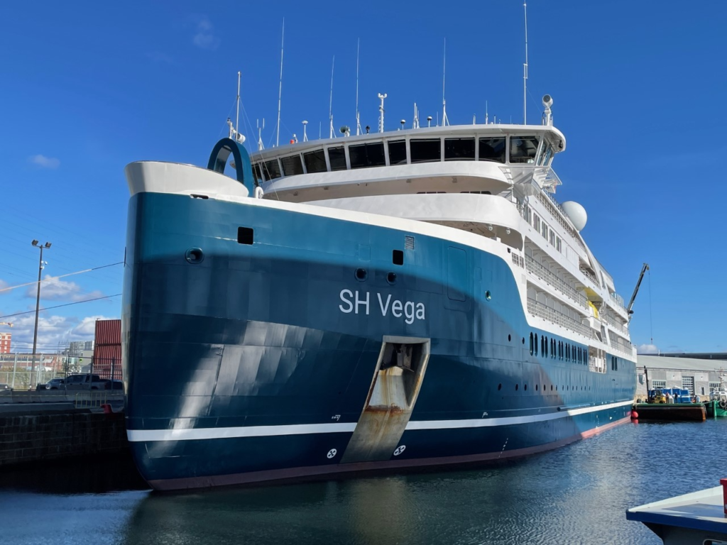 152-pax SH Vega docked in Halifax