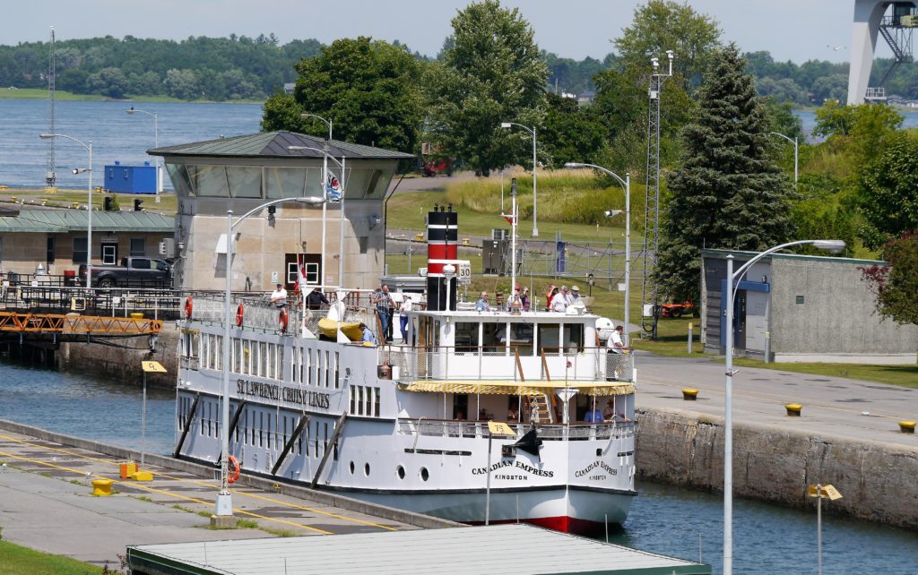 Iroquois Lock on a St Lawrence Seaway cruise