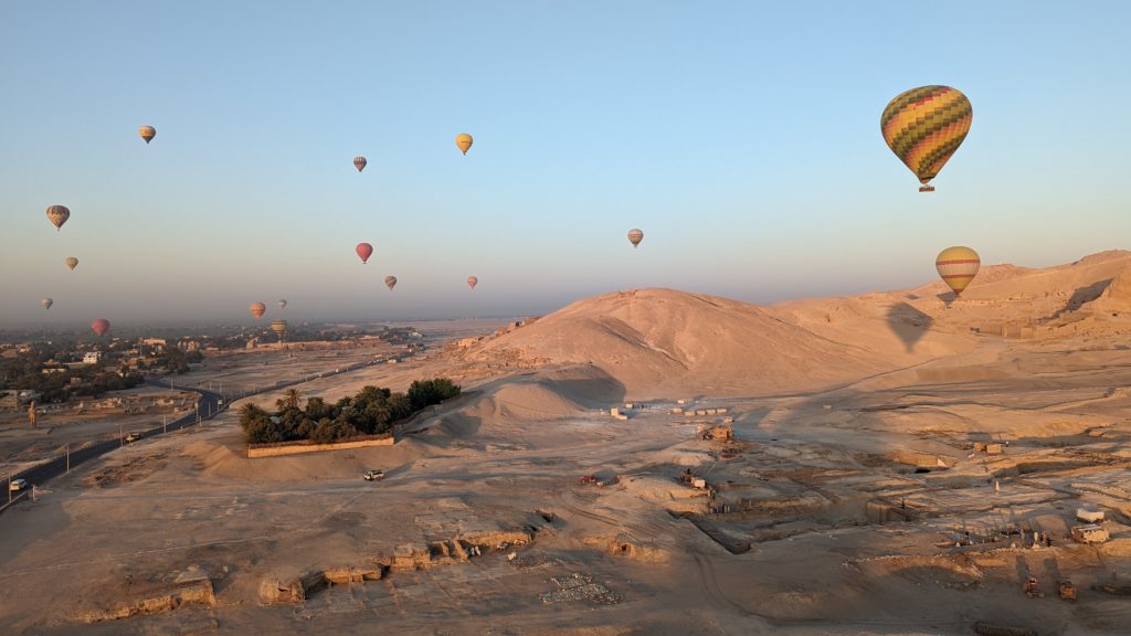 Balloons over Valley of the Kings