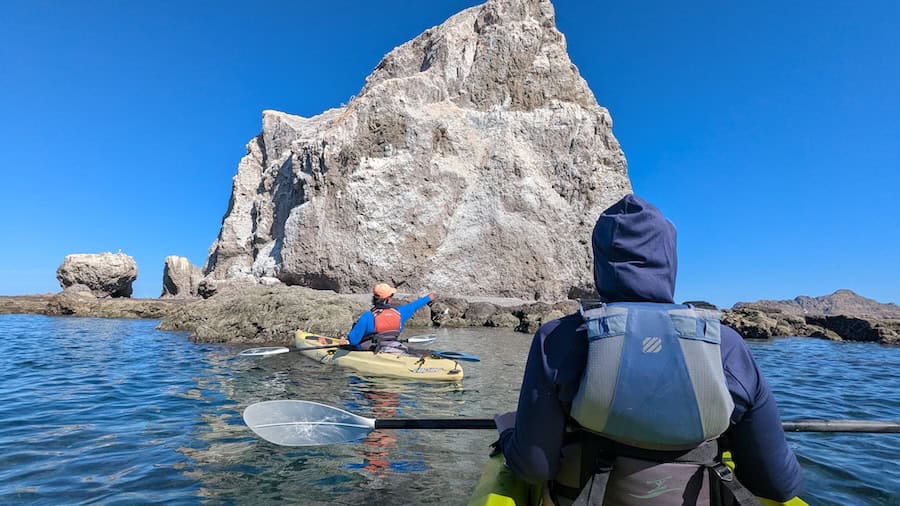 Kayaking in the beautiful Sea of Cortez