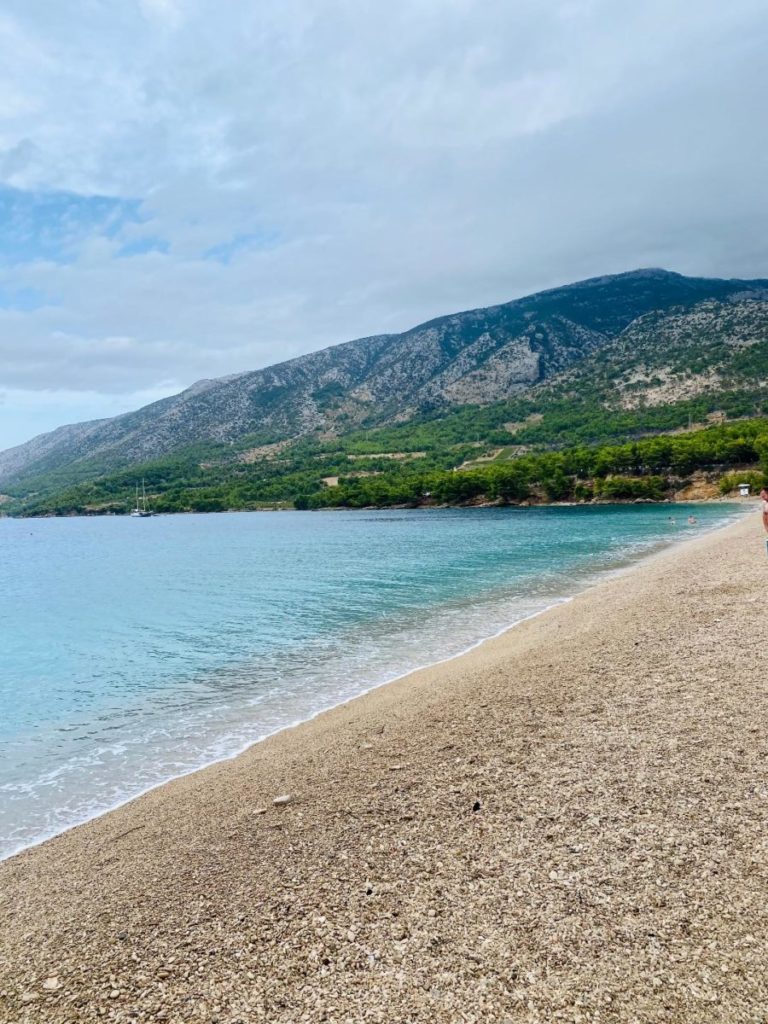 The famous Zlatni Rat beach on coastal Croatia