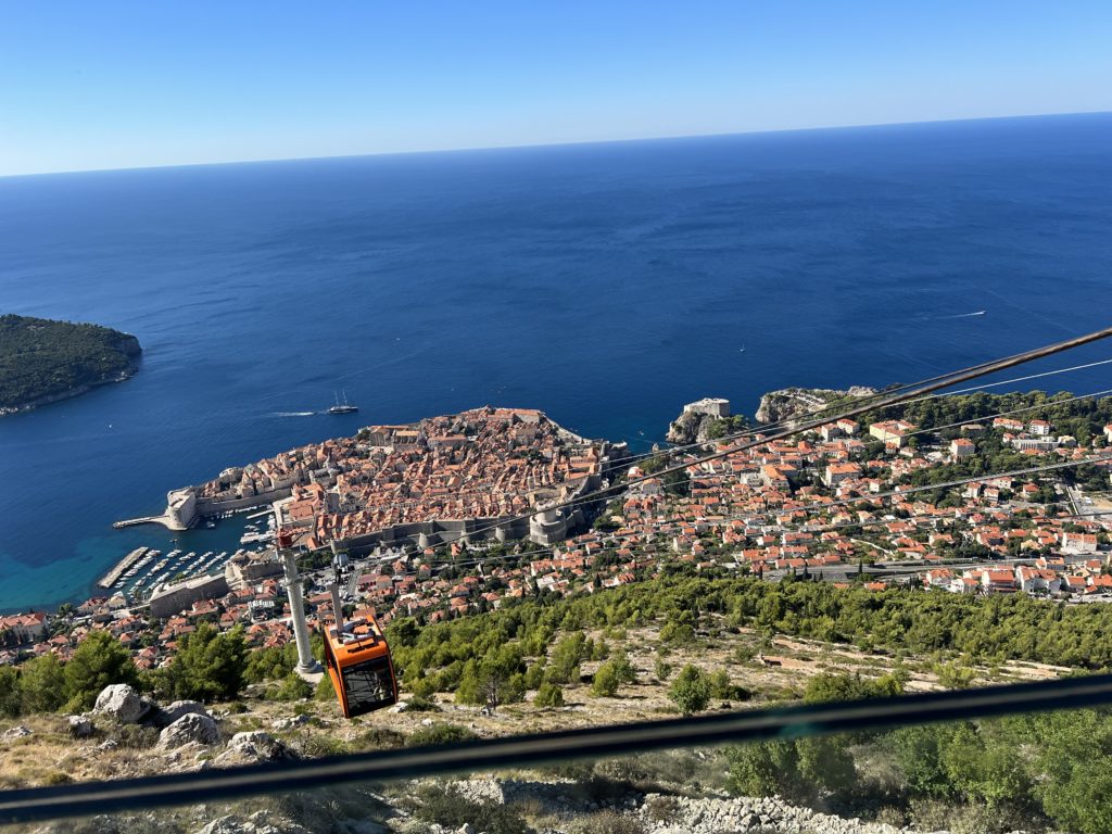 Views from the Dubrovnik cable car.