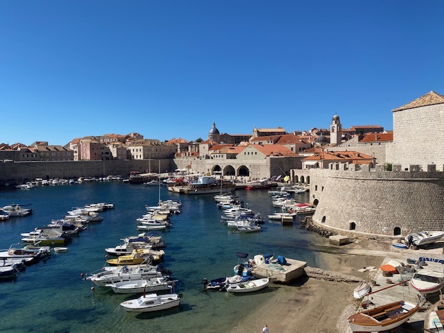 Dubrovnik's pretty Harbor.