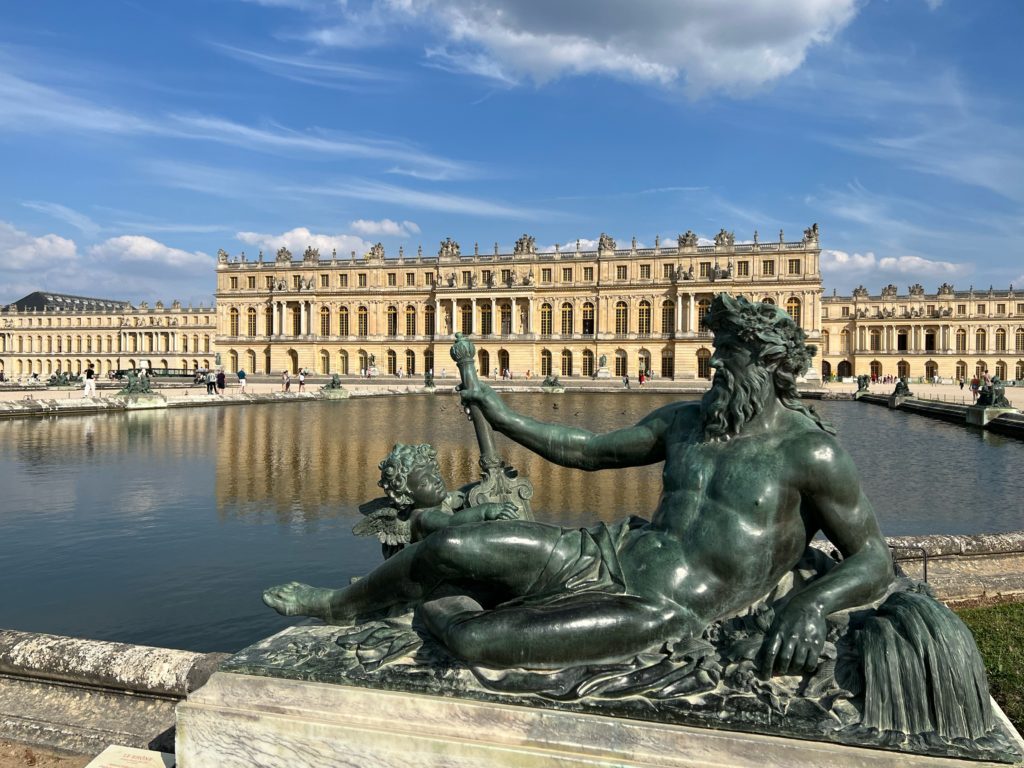 Versailles gardens are scattered with over 200 sculptures