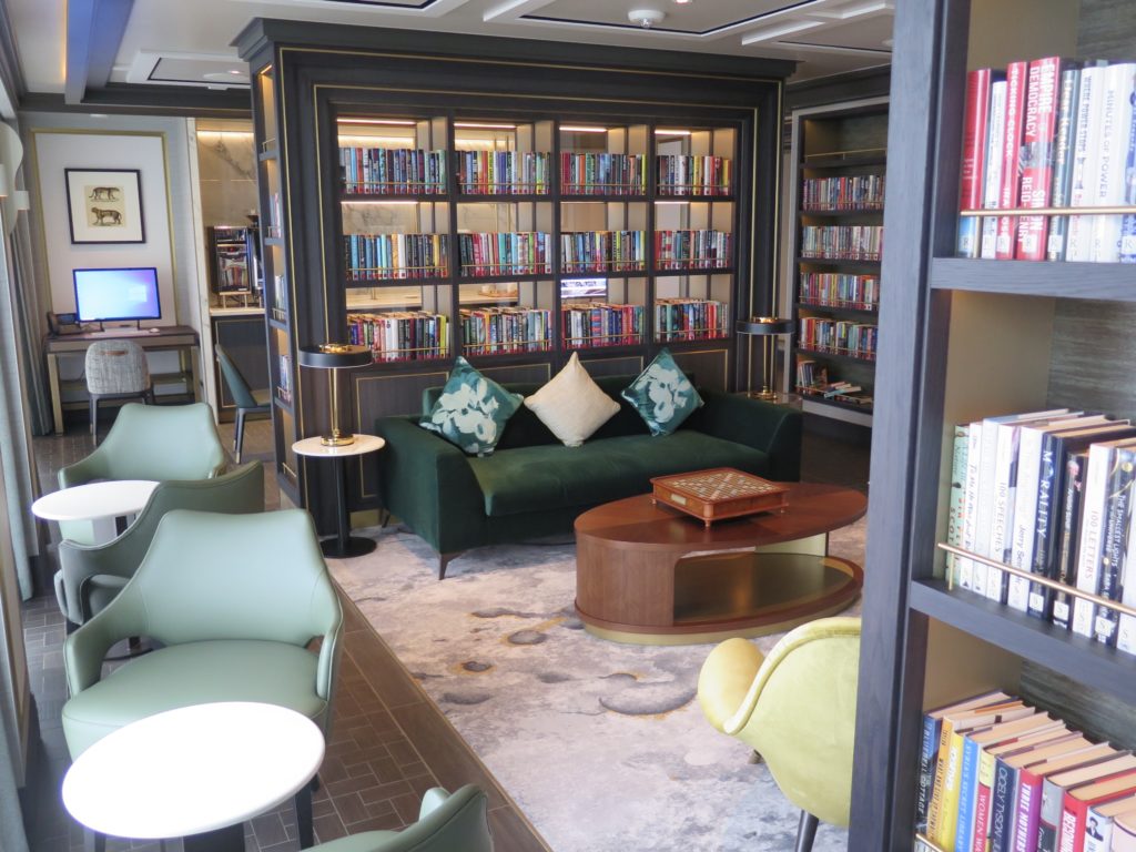 enjoy the library on a Silver Endeavour Antarctica cruise
