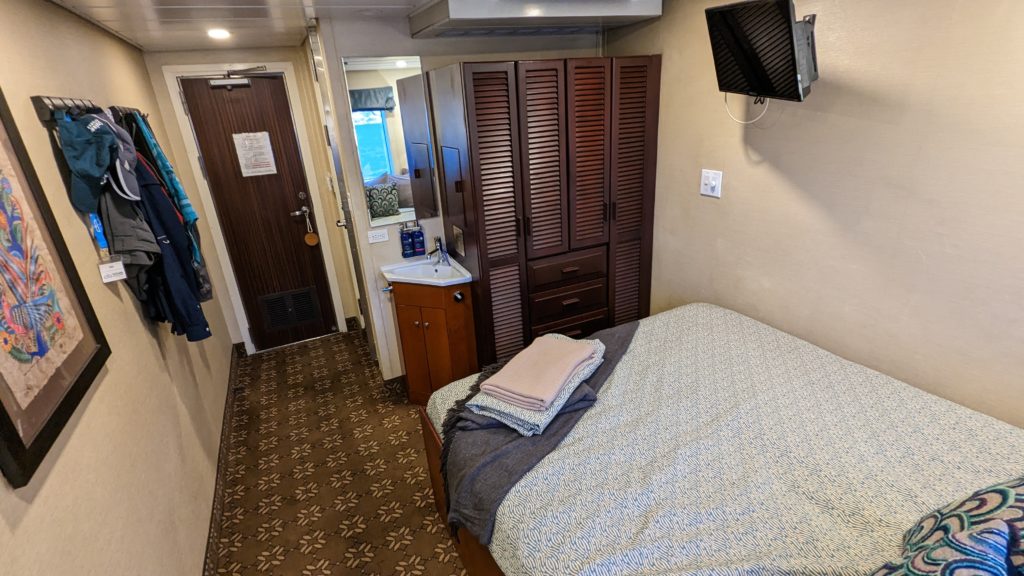 UnCruise Sea of Cortez cruise cabin on Safari Voyager