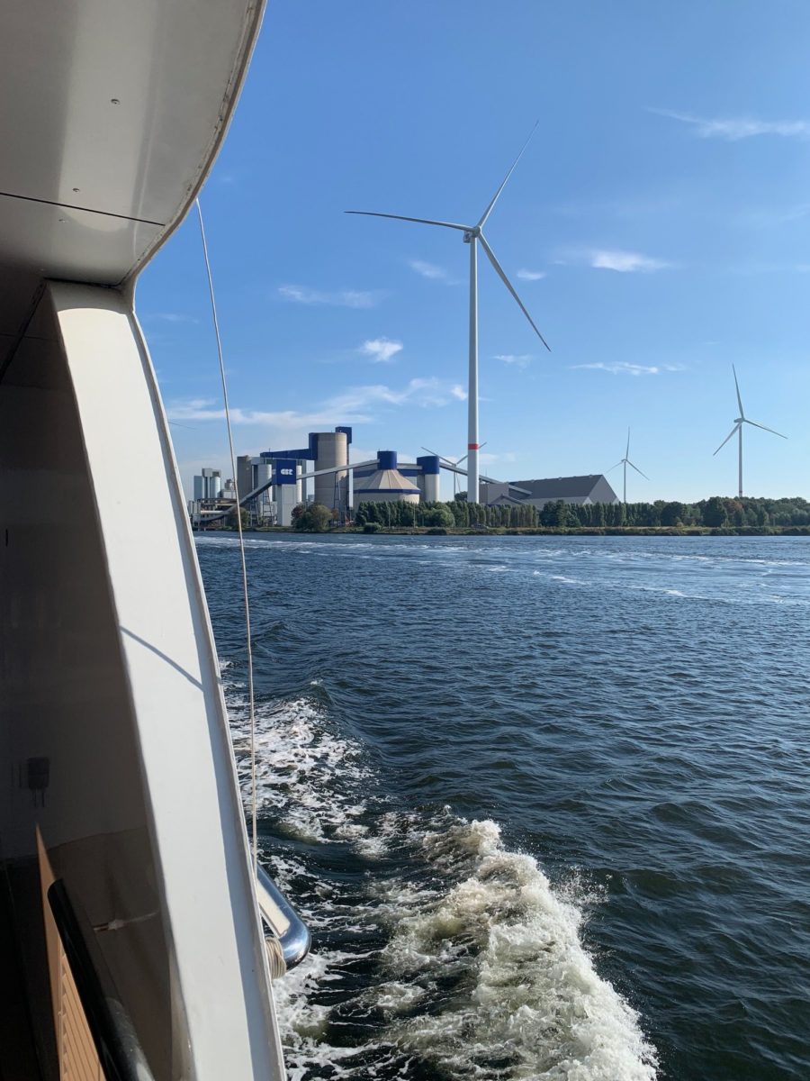 huge wind turbines