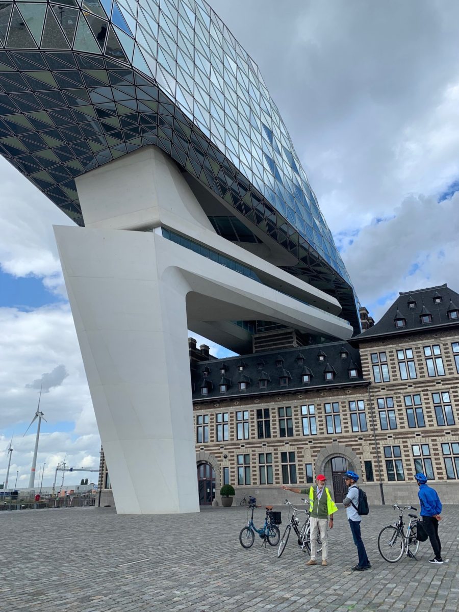 Zaha Hadid’s iconic Port House in Antwerp on a Netherlands River Cruise