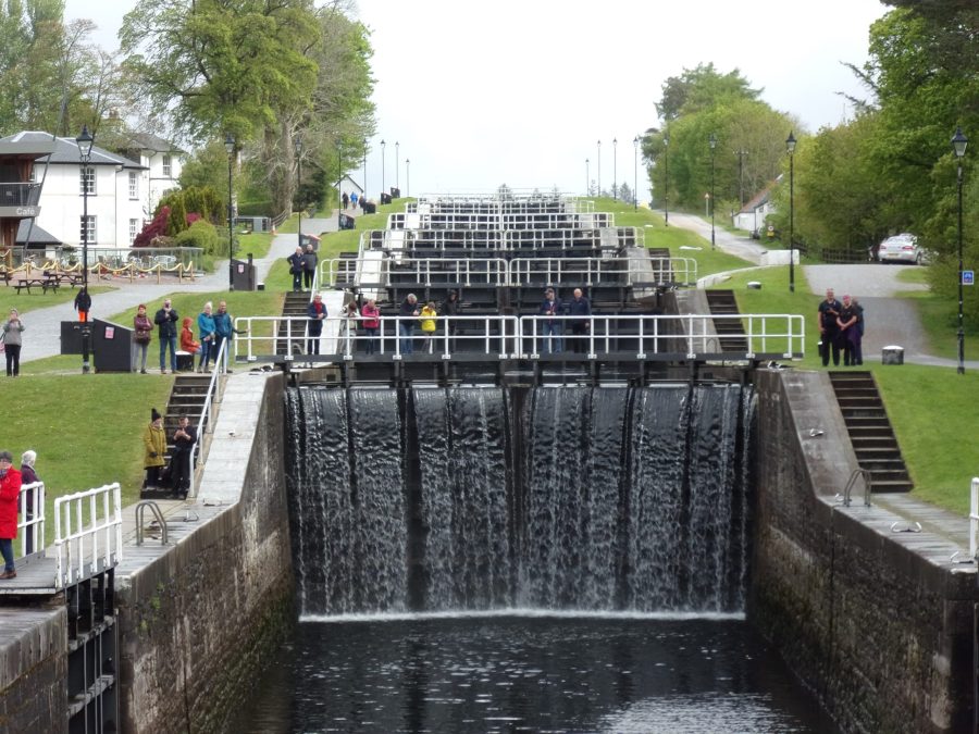 Neptune’s’ Staircase on the Caledonian Canal