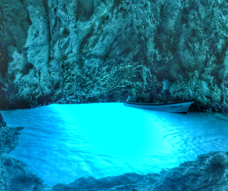 Island Windjammers Croatia Cruises visit the Blue Cave