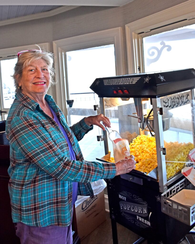 American Queen's popcorn machine