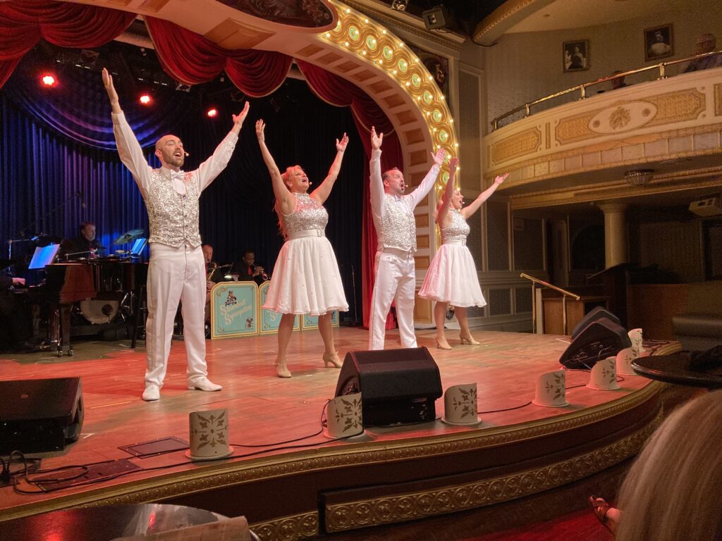 Broadway show style revues on American Queen
