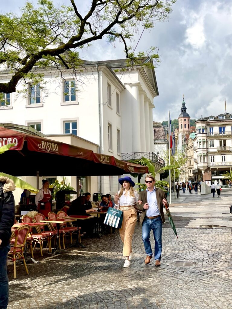 afternoon in the town of Baden-Baden