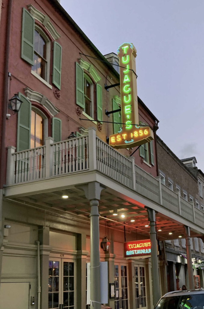 Tujague’s restaurant in New Orleans is part of Karl's American Queen Review