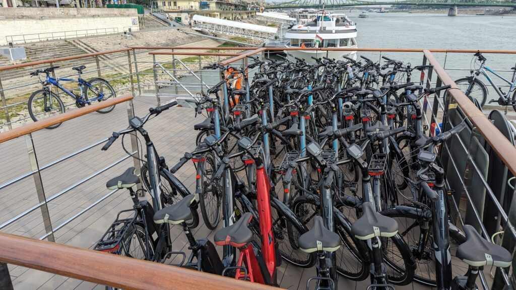 Riverside Mozart's fleet of bikes
