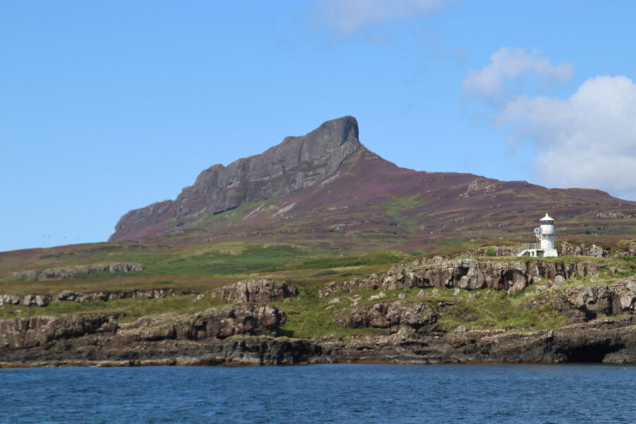 beautiful scenery of the Hebrides seen from a Lucy Mary cruise