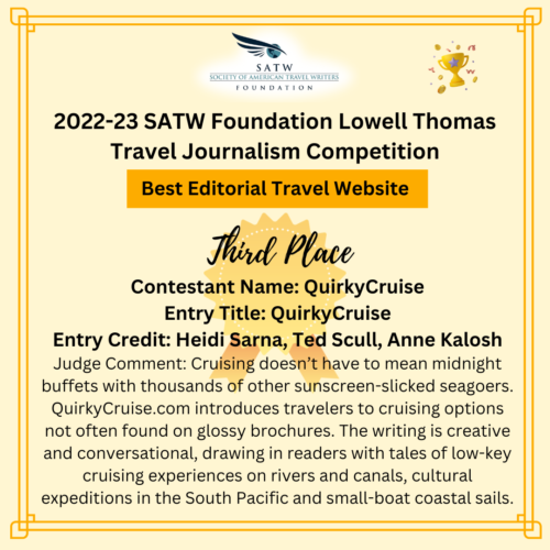 SATW Lowell Thomas Award winner