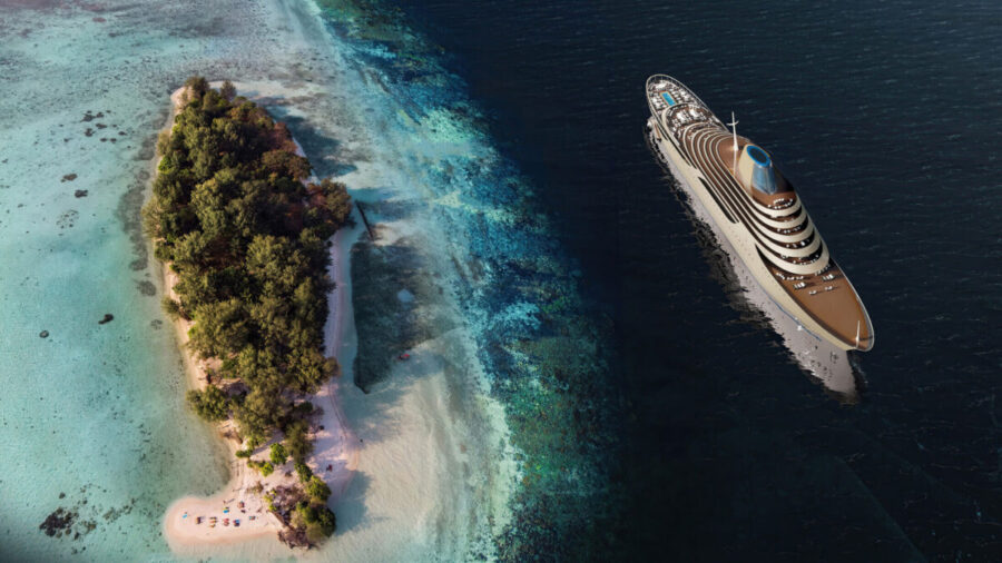 The first of the Four Seasons yachts will sail in the Med & Caribbean its first year