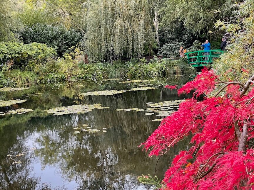 Monet’s water garden visited on a Tauck Seine River cruise