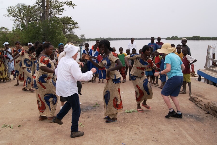 Cruising West Africa and dancing with locals