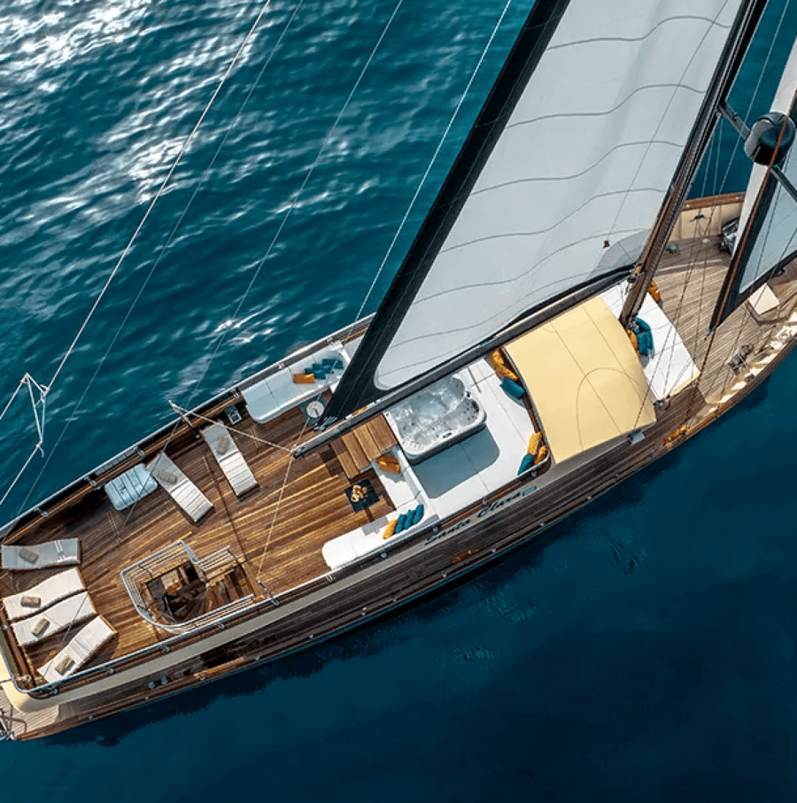 Private Croatia Yacht Charters include the Santa Clara