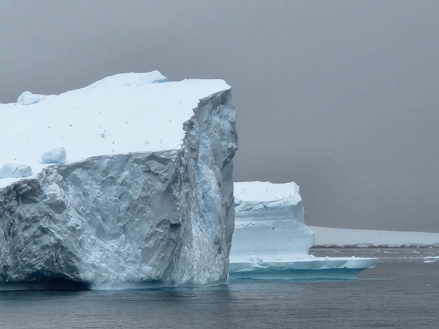 Huge iceberg seen on a Greg Mortimer Antarctica cruise