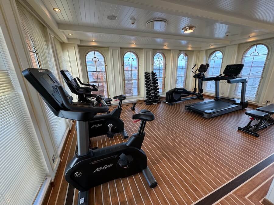 Sea Cloud Spirit review includes talk of the gym