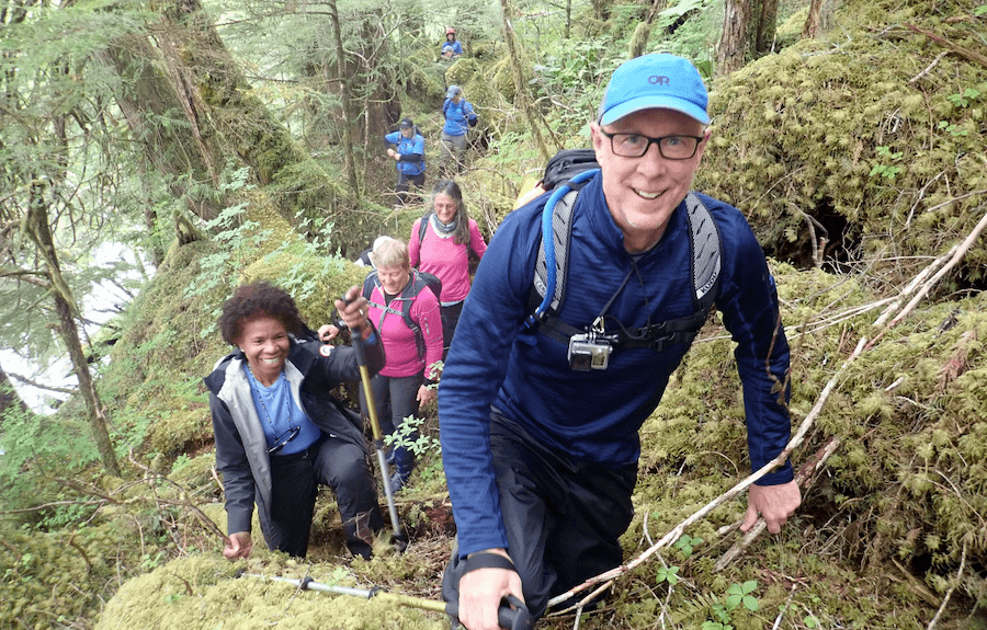 Hiking in Alaska with UnCruise