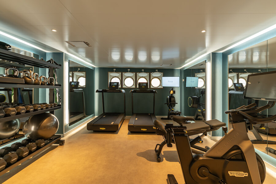 Windstar Cruises Updating Three Sailing Ships includes the gym