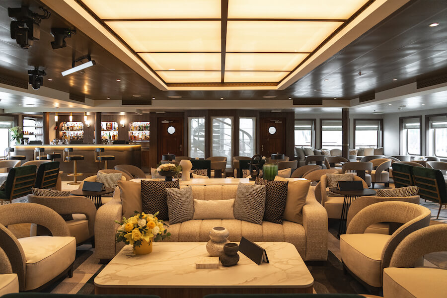 Windstar Cruises Updating Three Sailing Ships includes the lounge