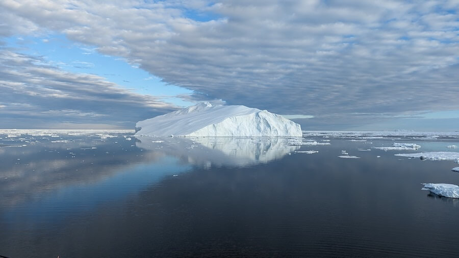 The beautiful ice seen on an Arctic expedition
