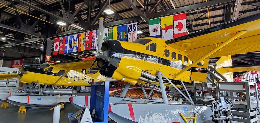 Bushplane exhibit at the Canadian Bushplane Heritage Centre in Sault Ste. Marie