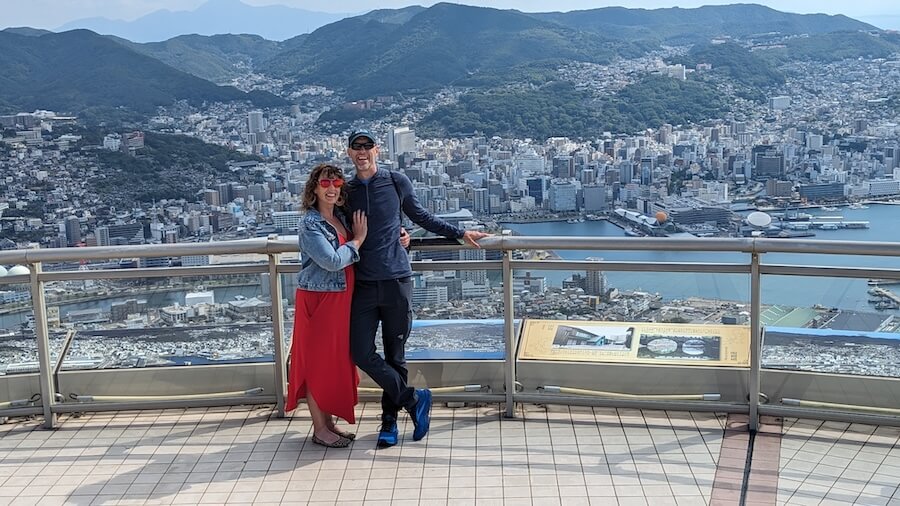 A view of Nagasaki on a Japan cruise