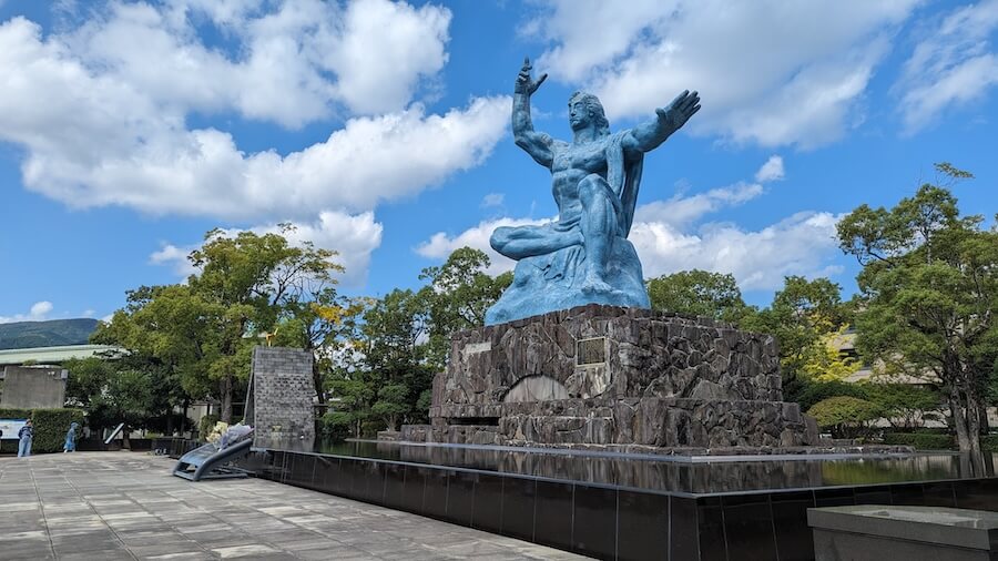 The Peace Memorial in Nagasaki