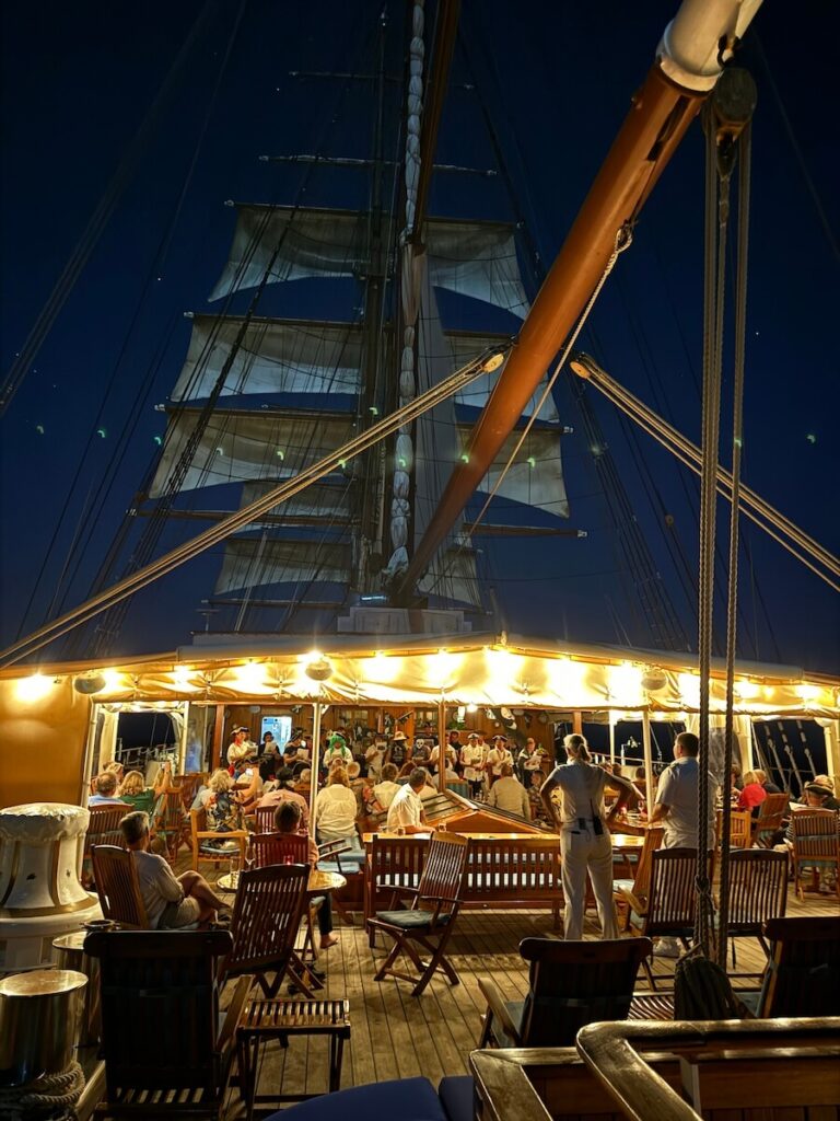 Pirates’ Night in the Lido of Sea Cloud II