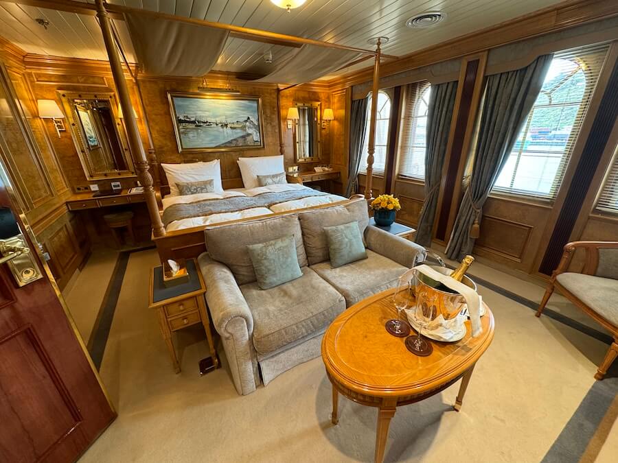 Sea Cloud II Expert Review includes details on the Owners’ Suites 