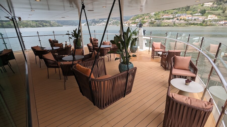 Avalon Alegria Douro River Cruise, the front porch