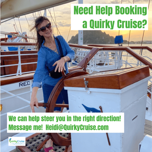 QuirkyCruise Heidi Booking ad