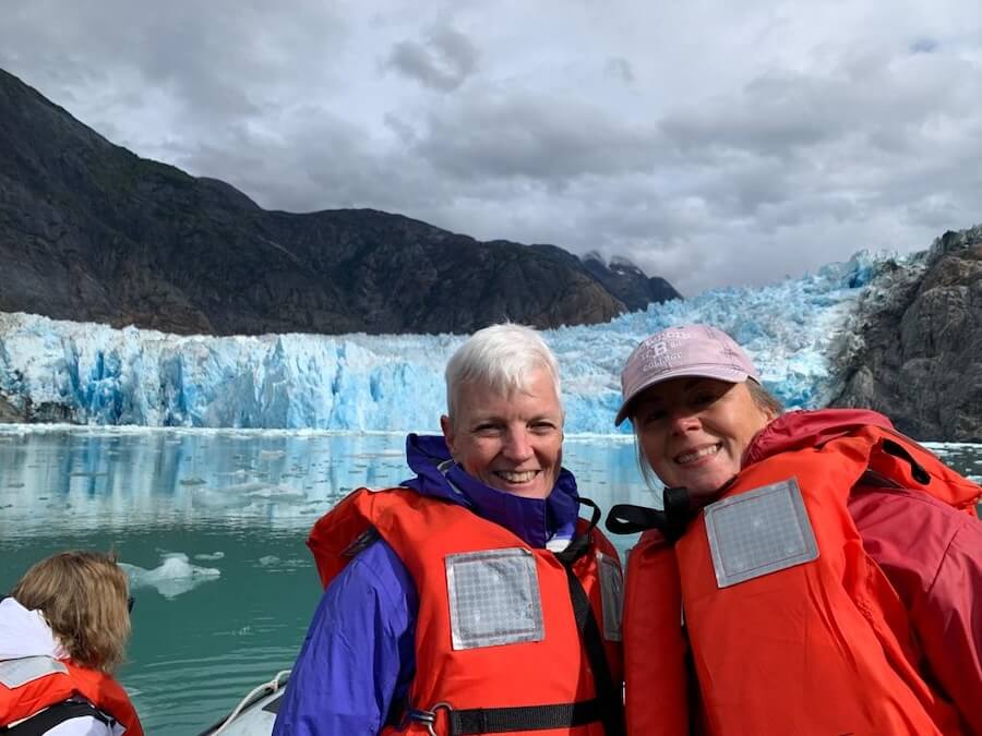 calving glaciers in Alaska