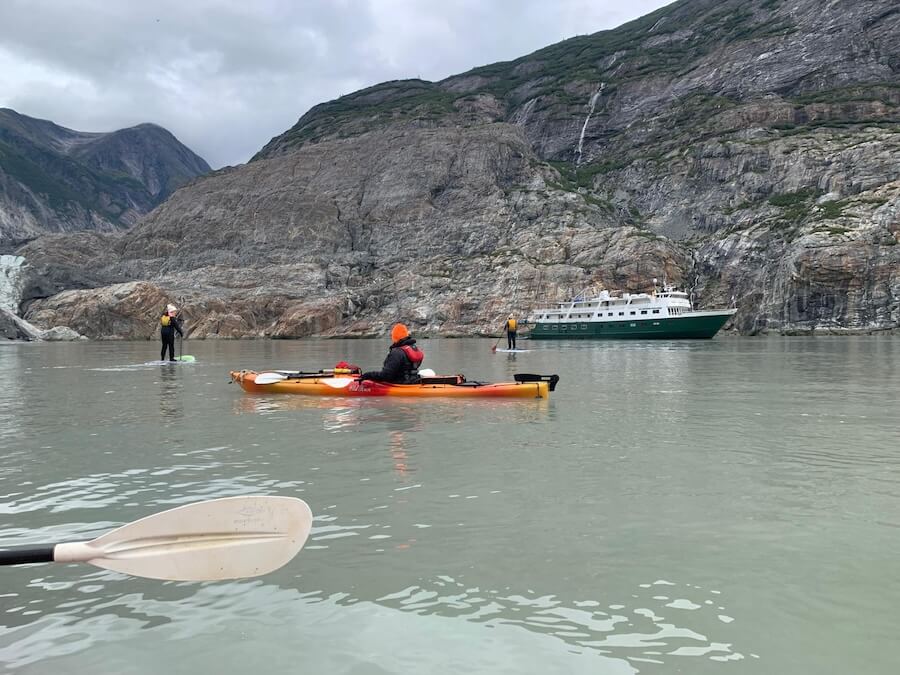 Kayaking is a big part of UnCruise Adventures