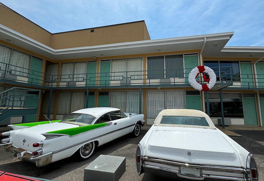 Lorraine Motel where Martin Luther King Jr. was assassinated, a shore exucxrsion on Mississippi river cruises