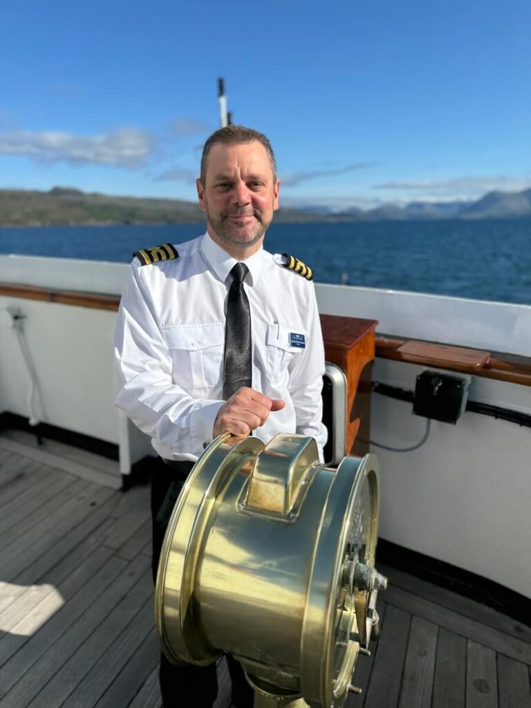 Captain Richard Heaton of Hebridean Princess