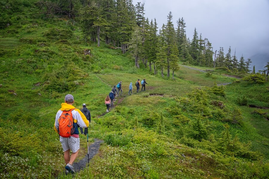 Prince William Sound UnCruise Adventure includes lots of hiking