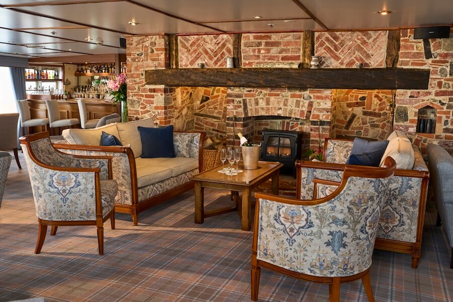 Tiree Lounge aboard Hebridean Princess