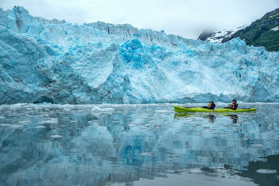 Prince William Sound UnCruise Adventure visits glaciers including Meares