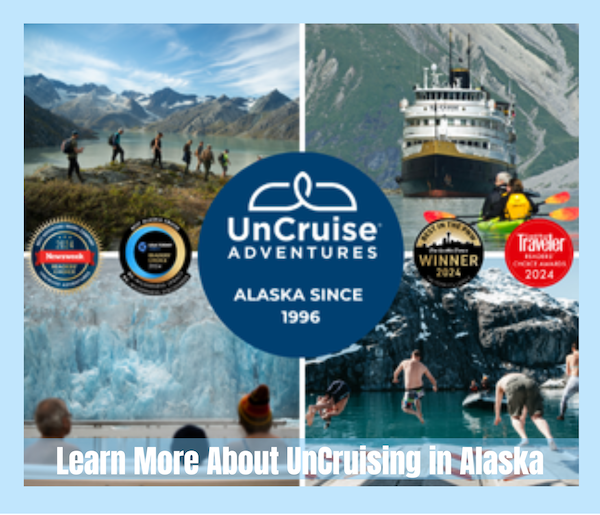 UnCruise Alaska offers ad with tag line