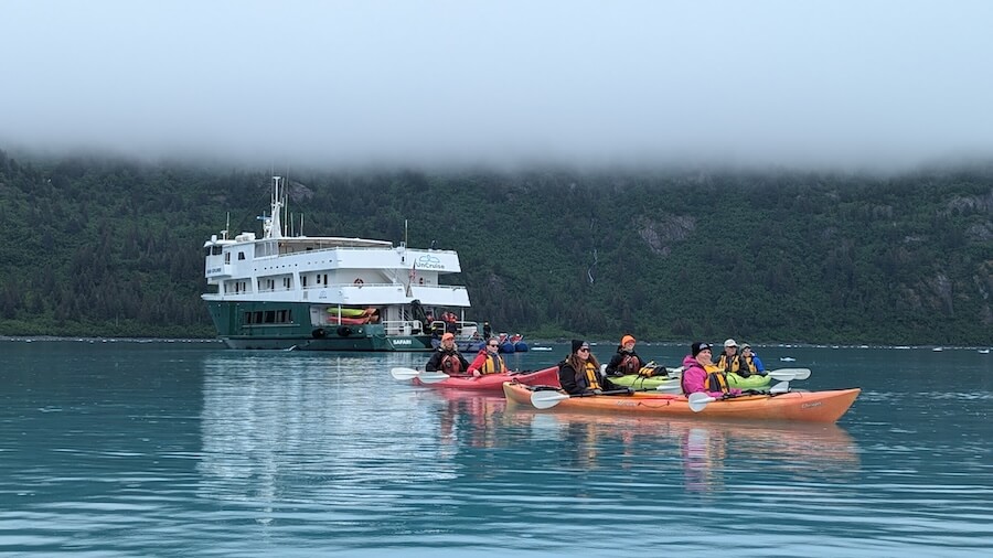 Prince William Sound Alaska Cruises offers lots of kayaking opps