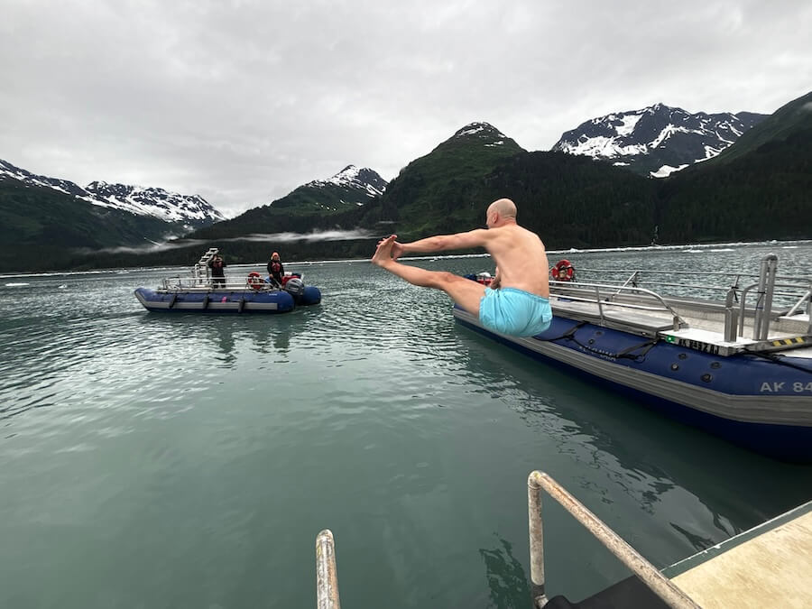 polar plunging in Prince William Sound