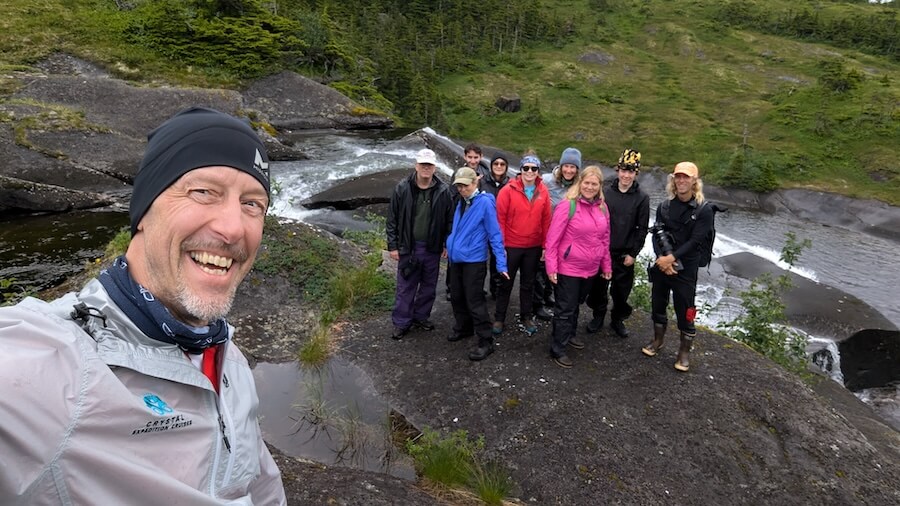 passenger and crew on Safari Explorer in Prince William Sound