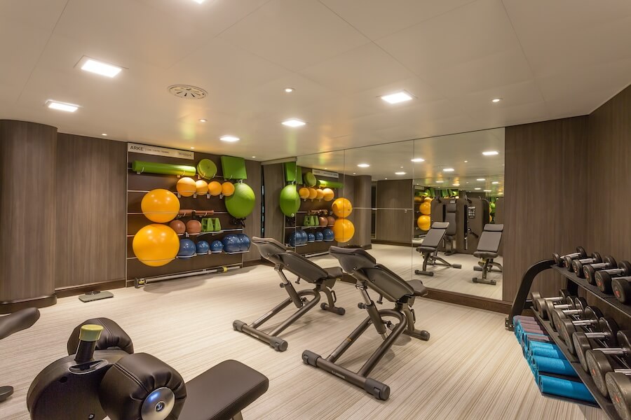 you can use the exercise room on a Riverside Mozart Danube River Cruise